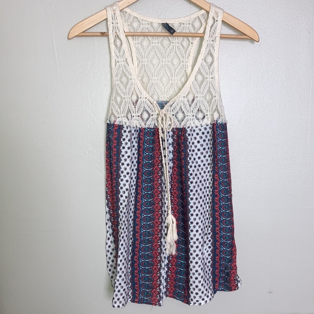 Blue Sky Boho Top
